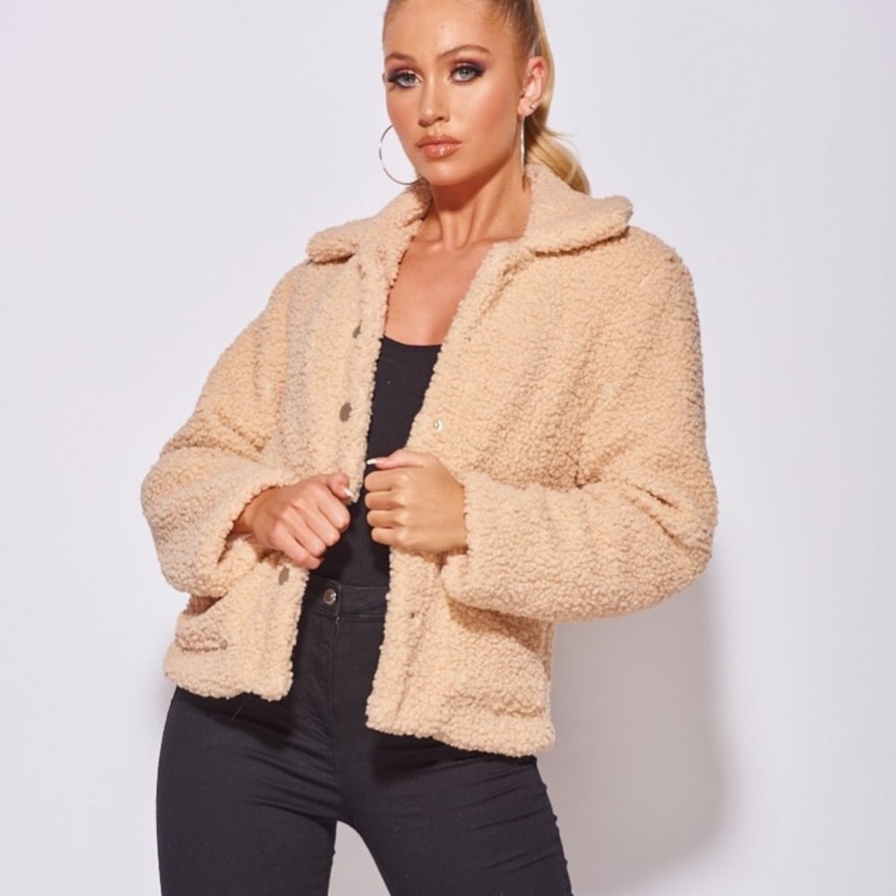 Beige Teddy Jacket